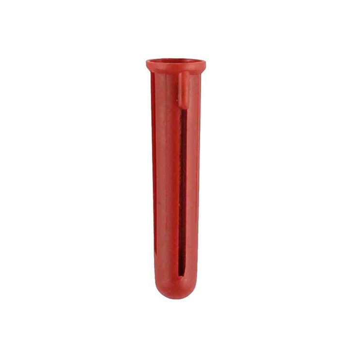 Red Plastic Wall Plugs 100 Per Box